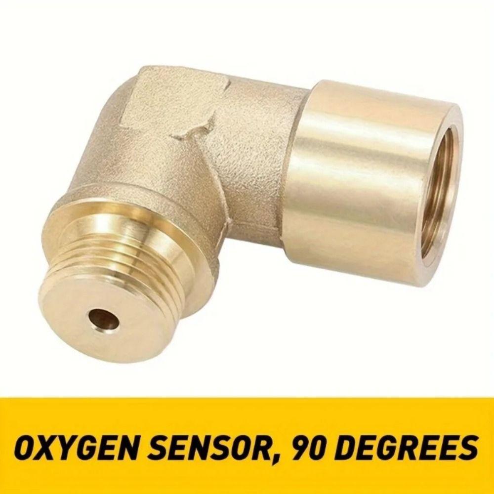 Brass Material Universal Connector M18 X 1.5 90 Degree Sensor Adapter  Engine Maintenance