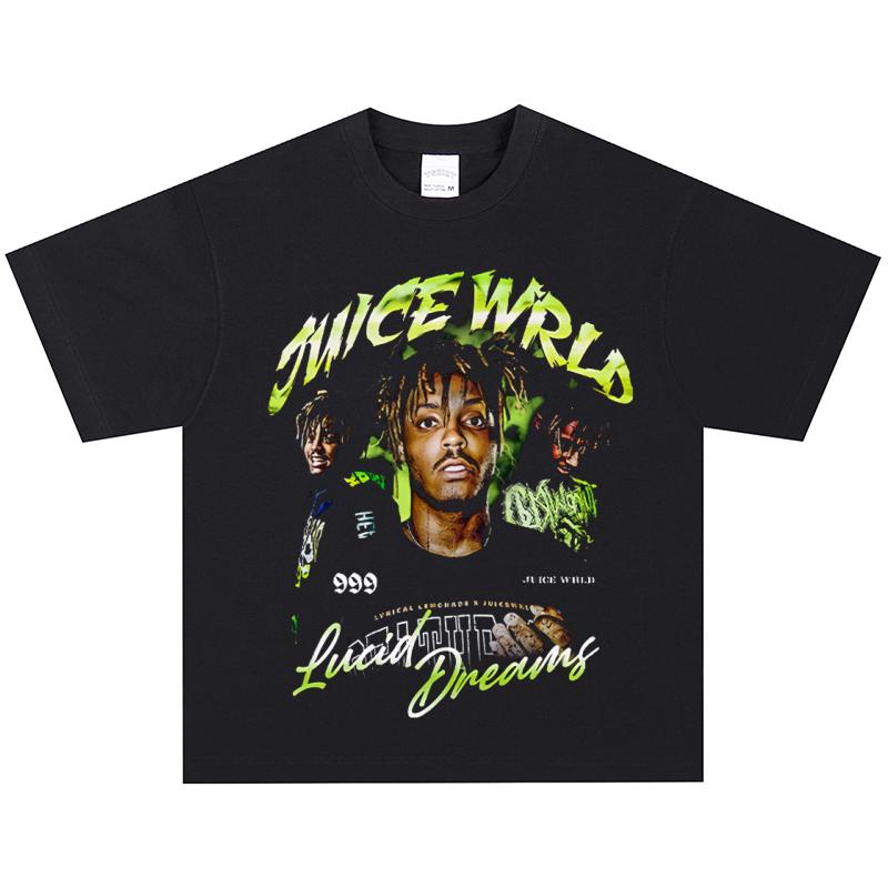 Футболка Juice Wrld, Мягкая ткань, Повседневная M