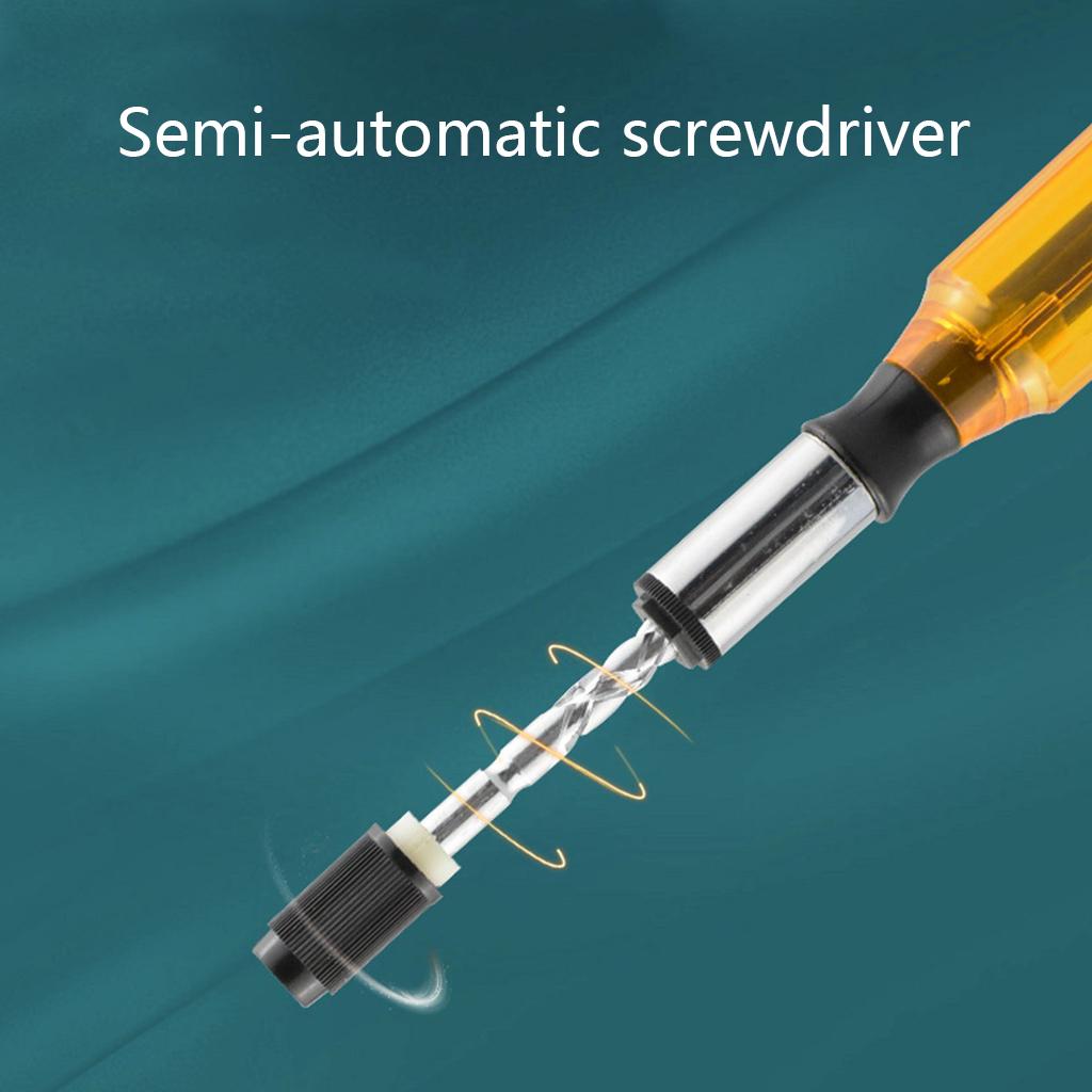 Ratchet Screwdriver Set Push Pull Ratchet Screwdriver Multi-Bit Adjustable Screwdriver Repair Tool Kit Professional Tool