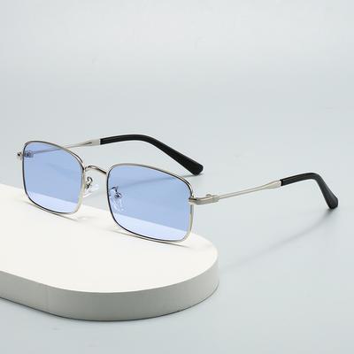 Men's Fashionable and Versatile Sunglasses, Retro Metal Small Frame Sunglasses, UV Protection Glasses