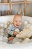 Dry pool 90x90x40 Boucle White 400 balls: white, light mint, light pink, beige