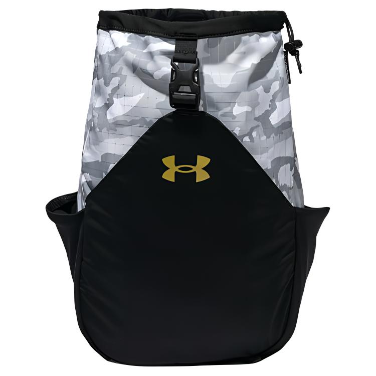 

New Under Armour Under Armour UA Polyester Crossbody Bag Regular Unisex Black/Silver 1363569-101 27.7*10.9*43.9CM