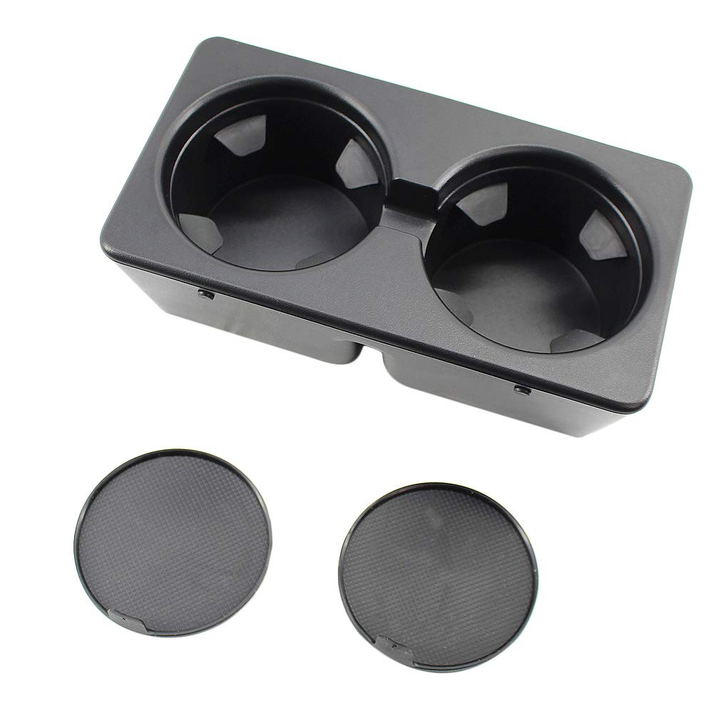 Car Cup Holder Dual Cup Holder Insert Drink Cup Holder Interior Beverage Cup Bracket Black Replacement for 07-14