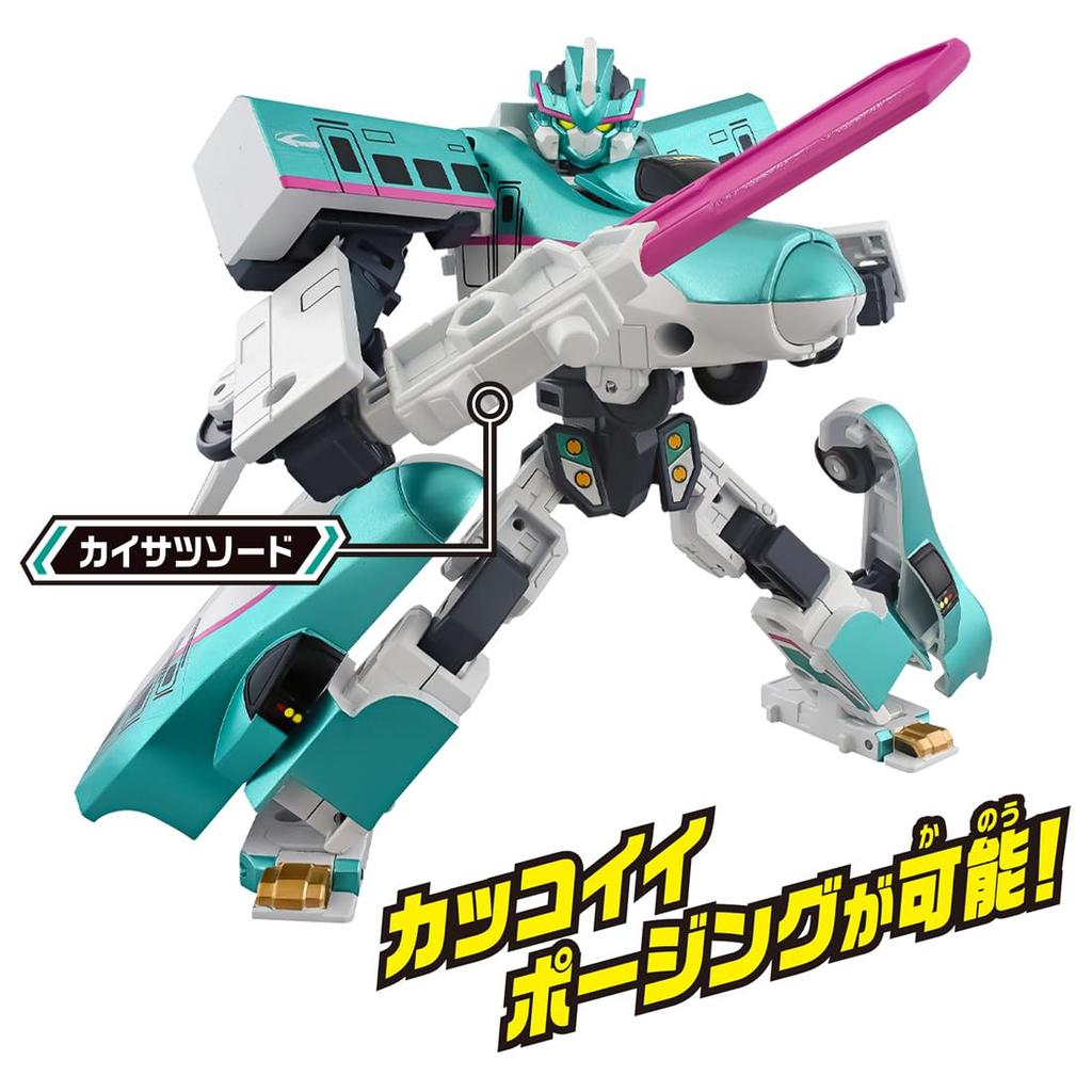 TAKARA TOMY Plarail SGX01 Shinkalion E5 Hayabusa Train Toy 3 and (Ages Up)