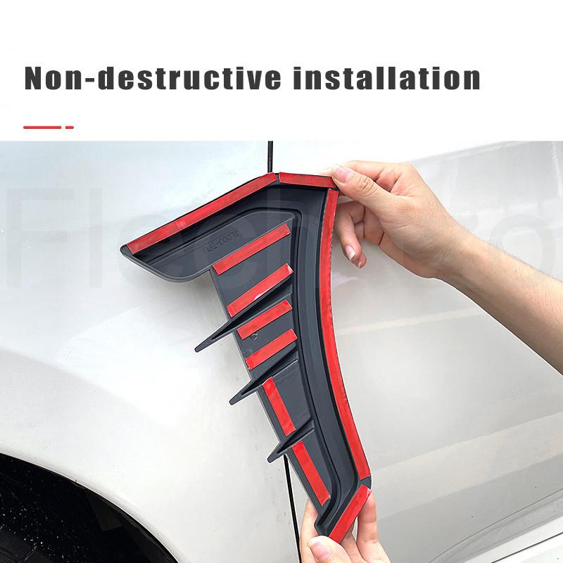 2 Bucăți Autocolant Lateral Tip Frunză pentru Aripă Laterală Modificată Fibra de Carbon Pentru Volvo RDESIGN AWD V70 XC60 S60 V60 V40 XC90 S80 Accesoriu
