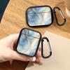 Aqua Gold Agate Earphone Cases Cover Case For Airpods 3 1 Pro3 Pro 4 2 Pro2