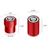 Car Wheel Tire Air Valve Caps Stem Cover with Color Brand Logo For Jaguar XF 250 X Type F Pace Xj X351 Xe S-Type XFR XKR XEL HH1