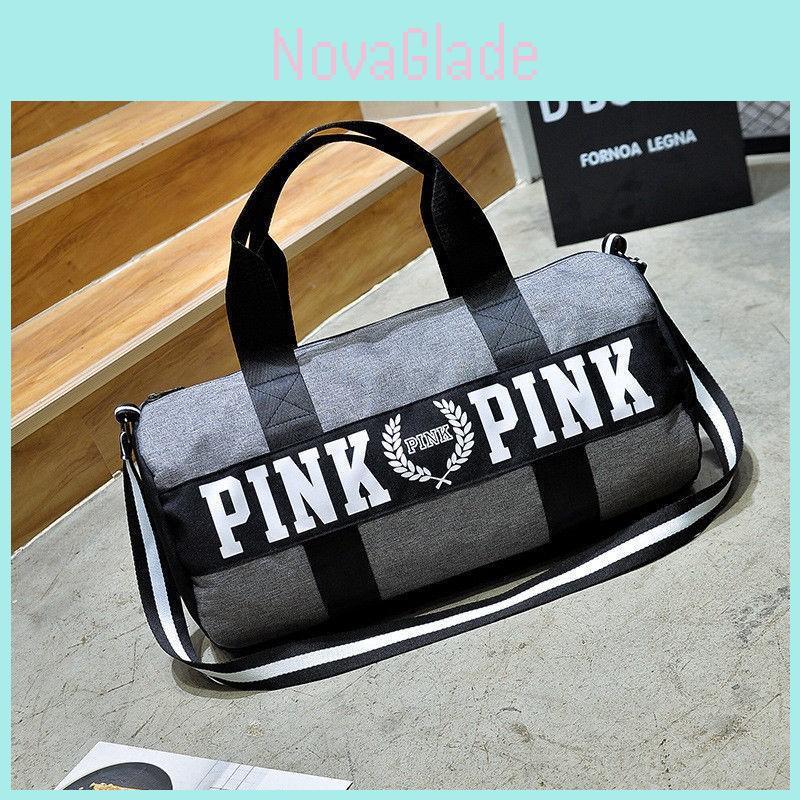 Victoria's Pink Rosa Canvas Yoga Duffle Bag Mit Zeitlosem Design Für Schule Und Fitnessstudio