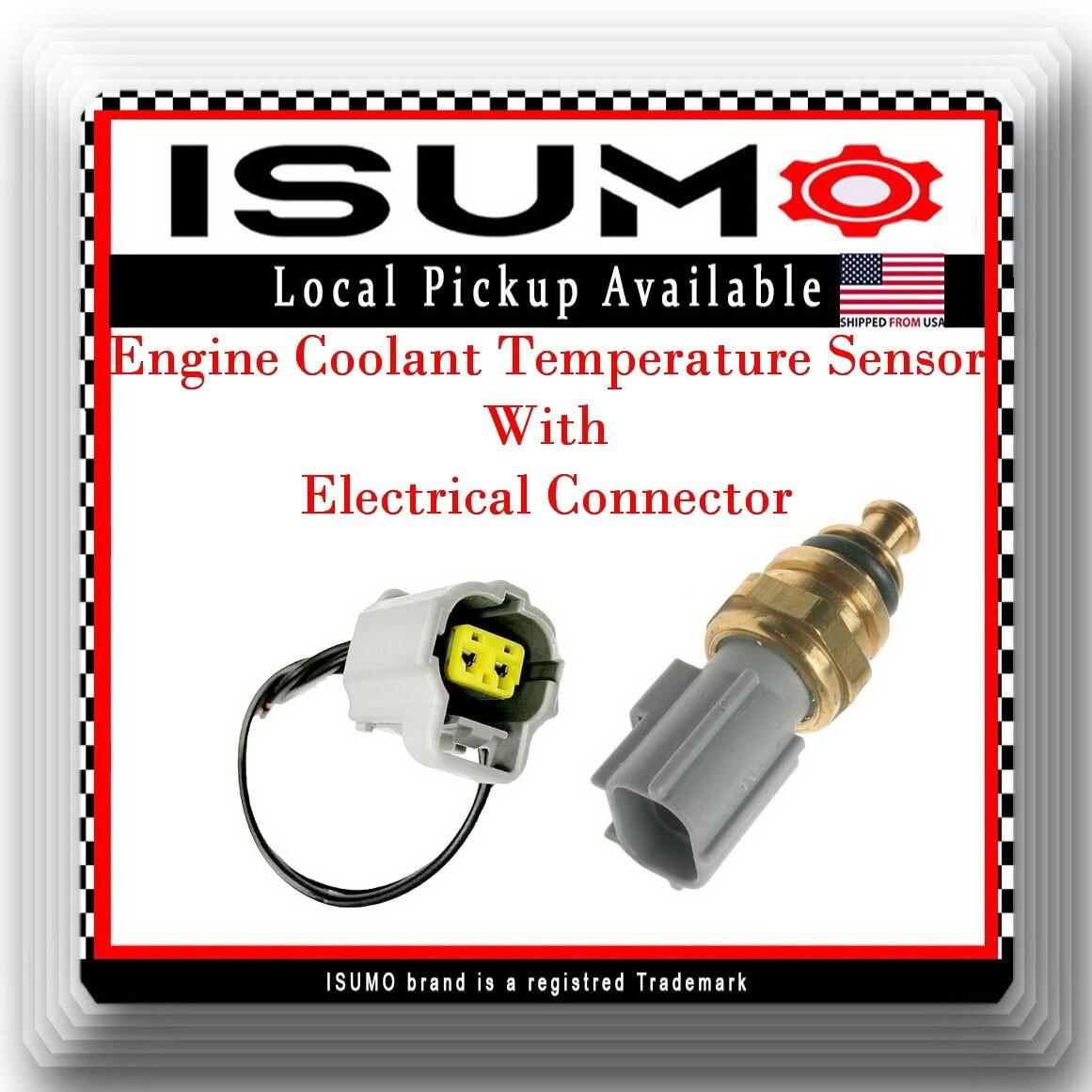 Engine Coolant Temperature Sensor With Connector Fits Ford Lincoln 2011-