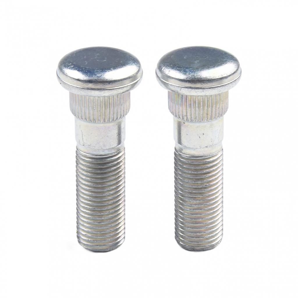 Wheel Hub Bolt Stud & Nut Set for Impreza 2005 2019 Silver Steel Material