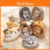 Plush Cat Doll Bed Toy With Realistic Threecolor Feline Design For Kids And Collectors