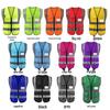 Fluorescent Safety Reflective Vest with Multi-Pockets for Construction and Sanitation