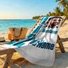 Messi Personalized Text Beach Towel High Absorbency & Quick-Dry Perfect for Traveling Yoga Camping and Swimming