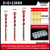 All-in-One 6mm Alloy Triangle Drill Bit for Tile, Concrete, Glass, and Cement