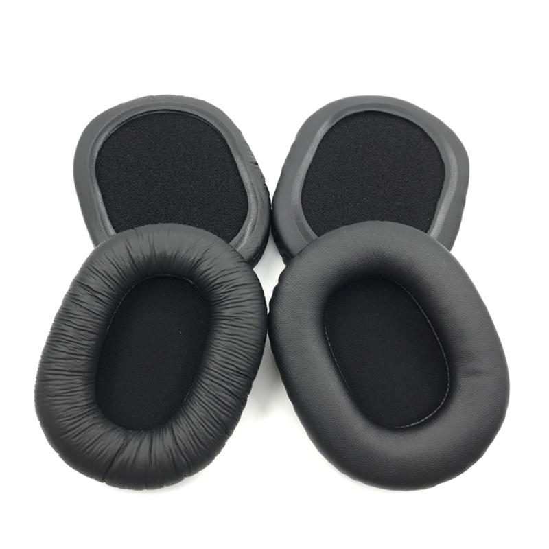 Leather Cloth Earpads for MDR-7506 7510 7520 CD900ST Earphone Memory Foam Earcups Breathable Ear Cushions