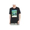 Nike Sportswear Landscape Pattern Printed Casual Breathable Crew Neck Short Sleeve T-Shirt Men Tops Black BV7498-010
