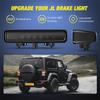 Led 3Rd Brake Light For Jeep Wrangler Jl 2018-2024 Rear High Mount Stop Light Brake Lamp Smoked Lens