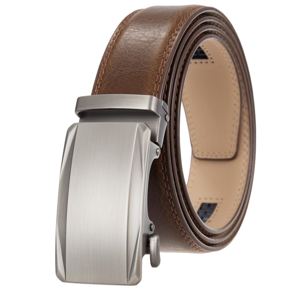1Pcs Automatic Buckle Belt, Casual Belt, Men'S Korean Version Trendy Belt Ly36-35349-1