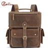 Joyir Men's Crazy Horse Leather Travel Backpack
