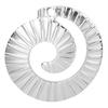 6pcs No Fade Sea Wave Shell Marine Organism Stainless Steel Charms For Jewelry Making Supplies DIY Women Men Pendant Waterproof