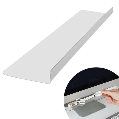 Monitor Message Board, Computer Sticky Note Board, Acrylic Computer Memo Board, Monitor Underside Memo Stand, Sticky Notes, Desk Accessories, Handy