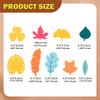 27x Wooden Leaf Identification Toys Learning Early Educational Color Shape Sorting Toy for Boys