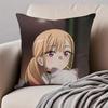 My DDress Up Darling Cuscino Romance Anime Federa Cuscino Antiacaro Cerniera Invisibile Peluche Corto Cuscino per Divano