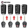 KEYYOU Carcasa de Llave de Coche Plegable Modificada Para Nissan Sylphy Cube Juke Rogue Micra Qashqai Altima Maxima Sentra Versa Transmisor X-Trail