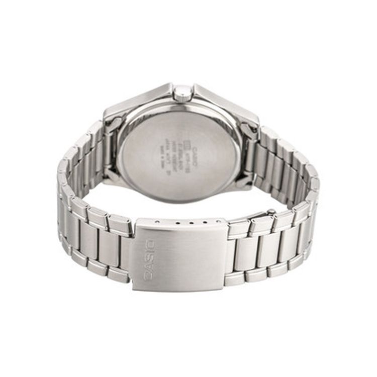 Casio Analog Watch Stainless Steel/Black Men Watches Silver MTP-1183A-1A