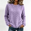 Women's Casual Long Sleeve V-Neck Blouse with Ruffle for Everyday Wear