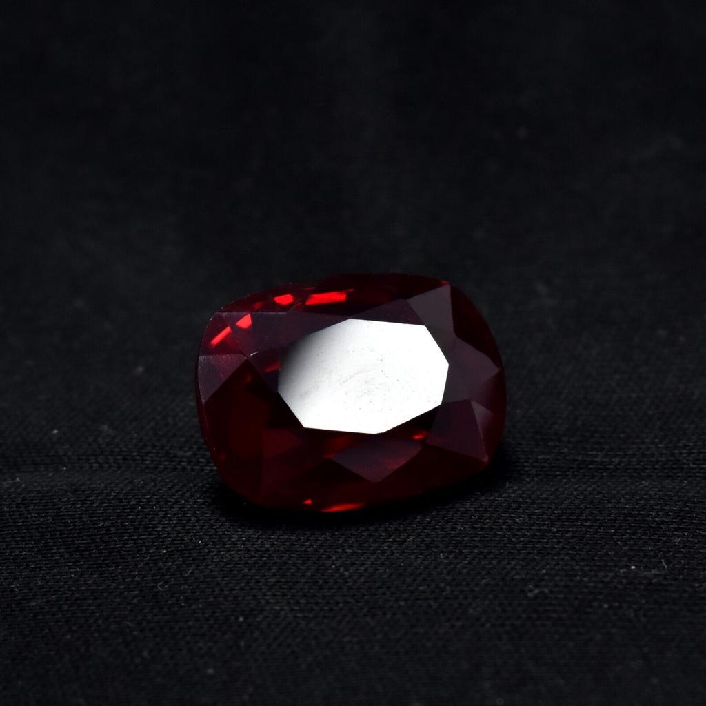 Natural Red Ruby Loose Gemstone 16.95 Ct Cushion Cut for Jewelry Making and Gem Collections