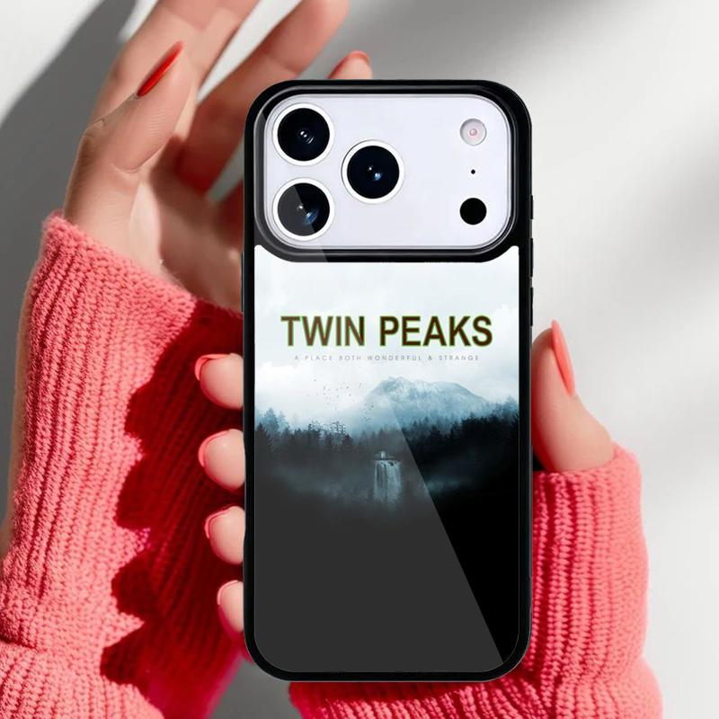 

twin peaks soft Phone Case for iPhone 17 Air 16e 15 14 13 Pro Max Back Cover for 12 11 Pro Coque iPhone 14 Pro Max