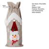 Red Wine Bag Decorative Reindeer Snowflake Christmas Style Fine Workmanship Table Decorations Ornamental Christmas Champagne Holder Cover