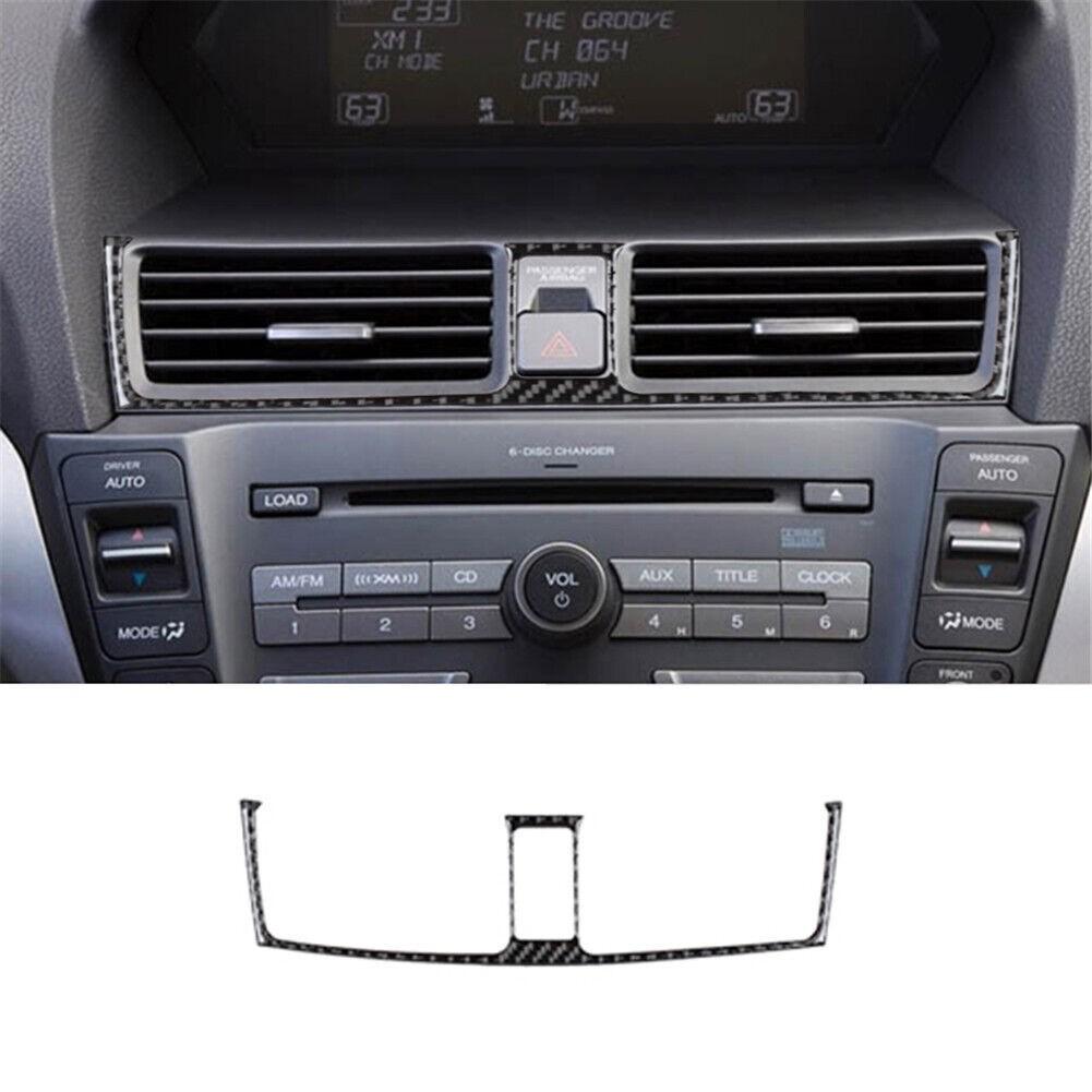 Carbon Fiber Interior Center Console Air Vent Frame Cover For ACURA TL 2009-2014