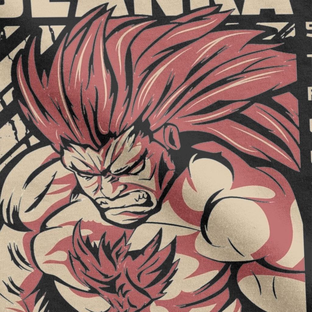 Men T-Shirt Blanka Streets Fighters Humor Cotton Tee Shirt Short Sleeve Game T Shirt Round Collar Clothing Summer