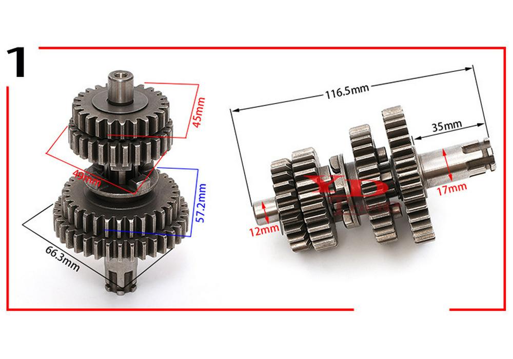 ATV Beach Buggy Electric Off-road Motorcycle with Three-speed Gear and 110cc Foot-start Horizontal Engine