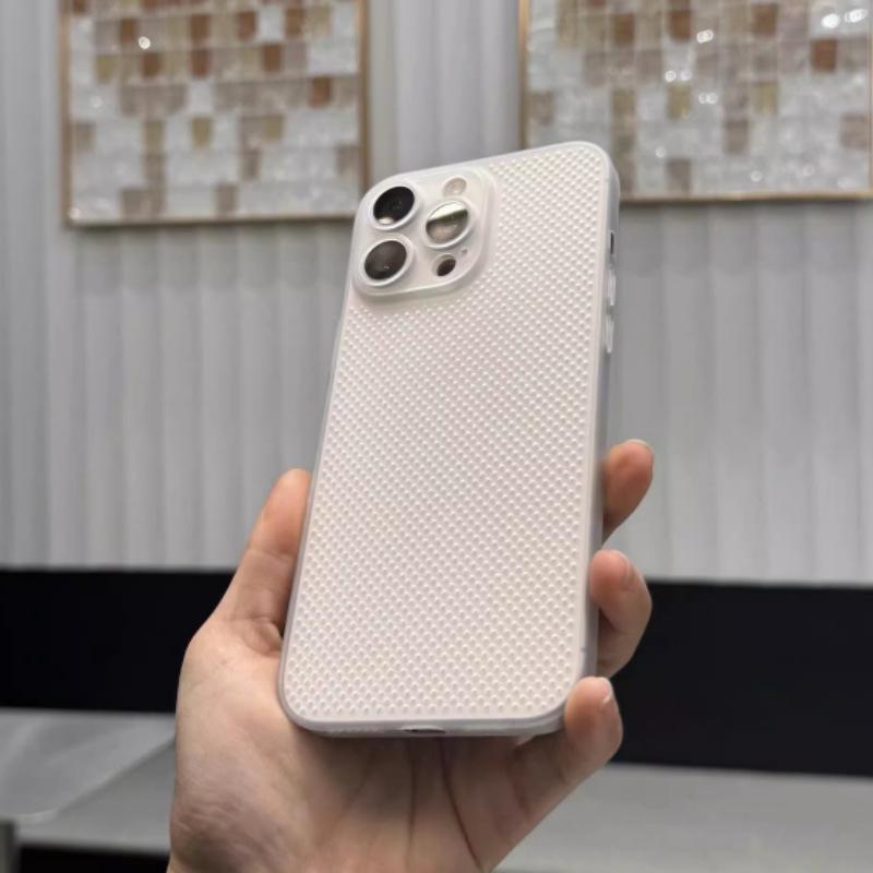 Apple 17 Heat Dissipating Phone Case for iPhone 13 Pro Max - Breathable, Full Coverage, Anti-Fall, PP Material