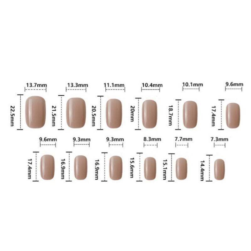 24pcs False Nail With Flower Pattern Friendly Stick On Nail Press On Nail Quick Application Fashion Nail Art for Women