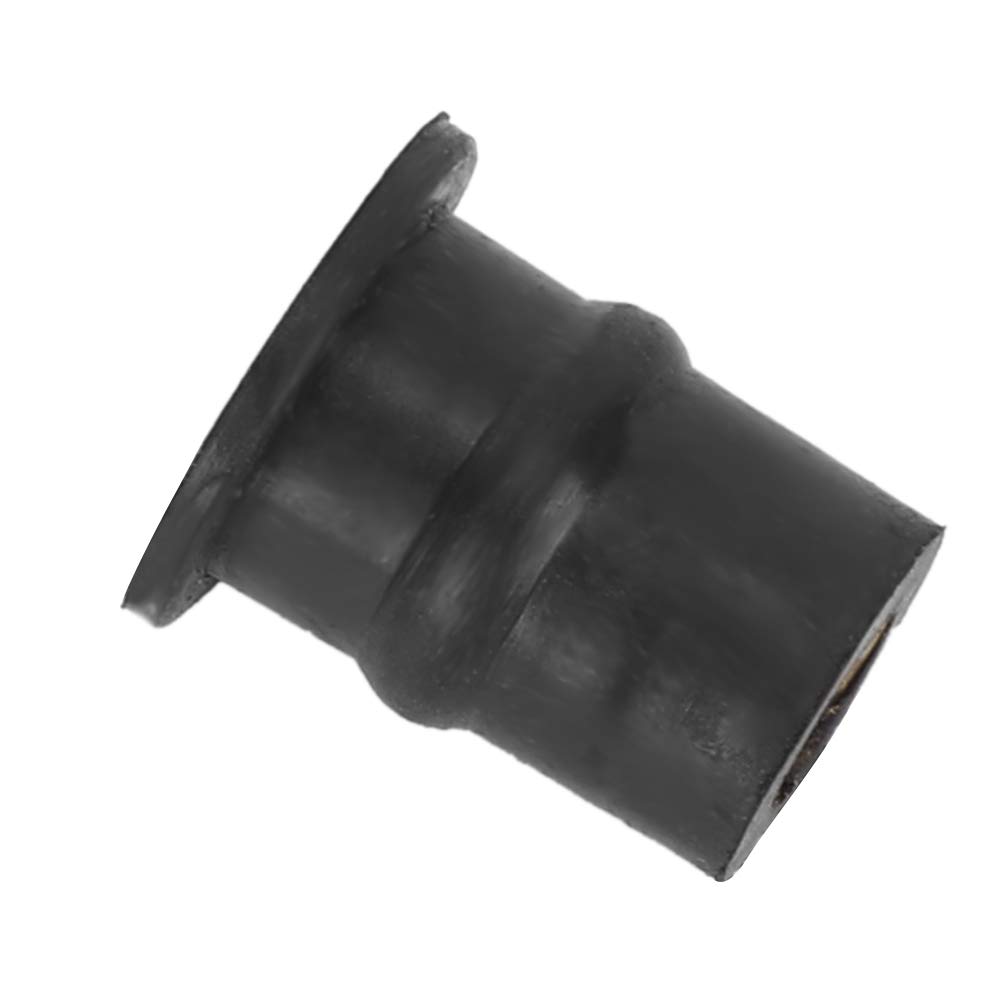 KIMISS 10Pcs Motorcycle Windshield Bolts Screws Kit 5mm/0.2in Rubber M5 Well Nuts Fairing Fasteners Powersports Parts for Motorcycle and ATV