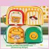 Cute Double Pocket Cartoon Pen Case With Removable Dividers For Students And Office Use