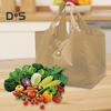 Foldable Shopping Bag Large Capacity Strong Load-bearing Waterproof Reusable Collapsible Grocery Bag Holder Tote