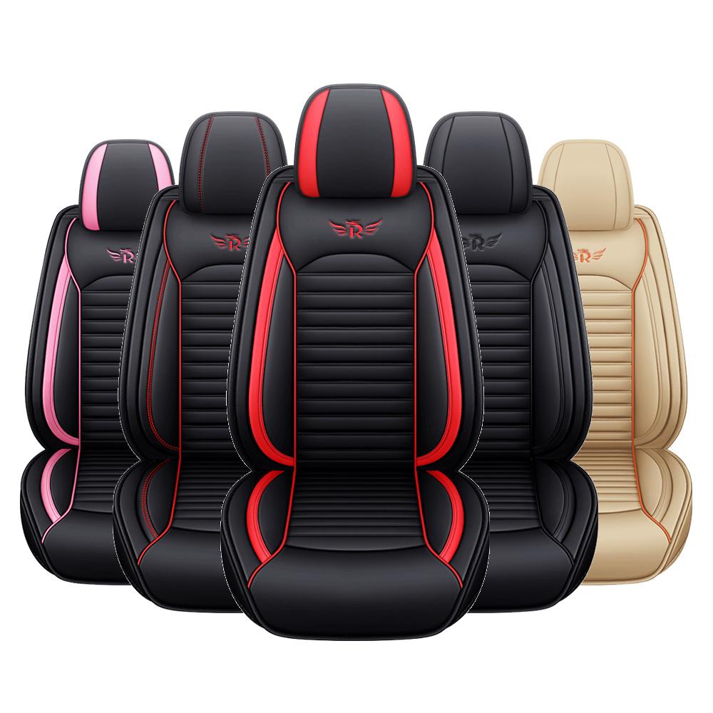 Leather Car Seat Cover for Polo Sedan Volkswagen Touareg Touran Passat B5 B6 B7 Jetta VW Golf 7 Tiguan Golf 4 5 6 7 Accessories