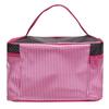 Fashion Portable Cosmetic Bag Bow Stripe Wash Organizer Handbag Make Up Bags Travel