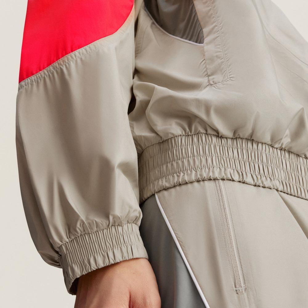 adidas X Stella McCartney Collaboration Casual Sports Series Fashion Minimalist Loose Long Sleeve Jacket Women Jacket Desert-Yellow JI5133