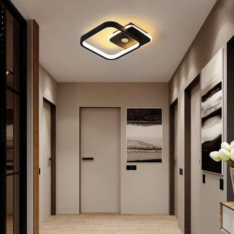 Human Body Induction LED Ceiling Lamp for Corridor Aisle Interior Round PIR Motion Sensor 9W 14W 16W for Living Room Porch 220V