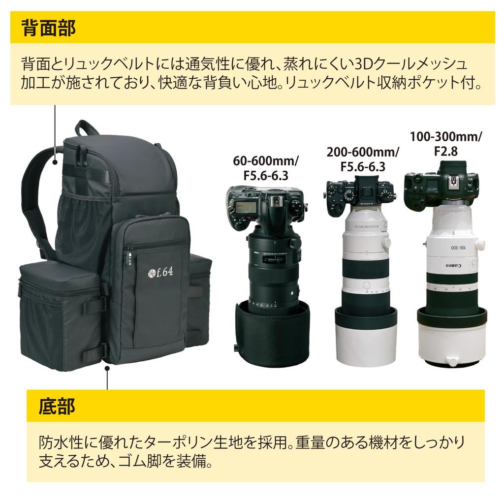 Camera Backpack VF64LPX Carbon Black LPX [f.64]