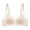 Summer Seamless Stealth Underwear Women's Cool Feeling Ice Silk Small Breasts Gather Bra Breathable Thin Collection Breast Bra Cover