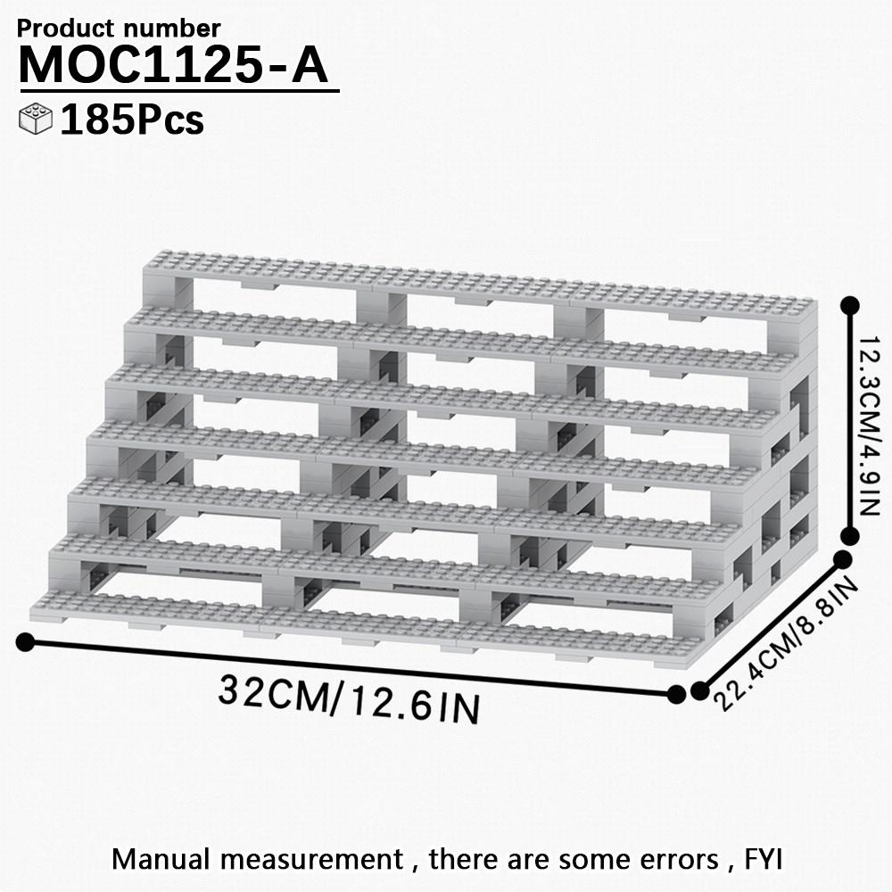 MOC Stand Movie Anime Military Action Figure Display Stands Box Blocks Compatible 75257 05007 75105 High-Speed Championed Block Bricks Toys Playsets