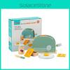 Green Toy Wooden Bread Maker For Childrens Simulated Cooking And Gift Daily