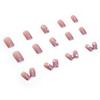Wear nail diamond finished Aurora butterfly shiny fragments ice powder nail patch ultra-thin nail piece medium and long nail